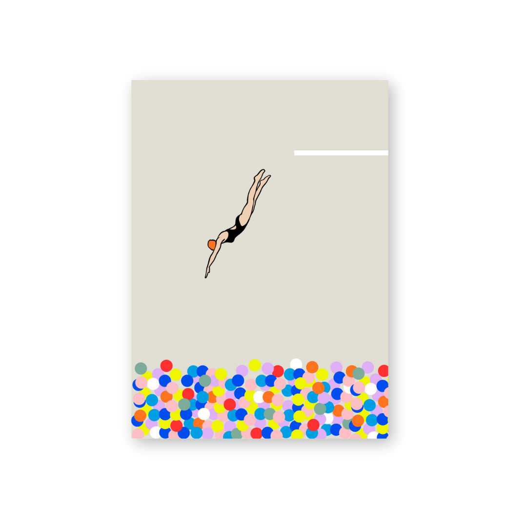 'SPRUNG INS BÄLLEBAD'