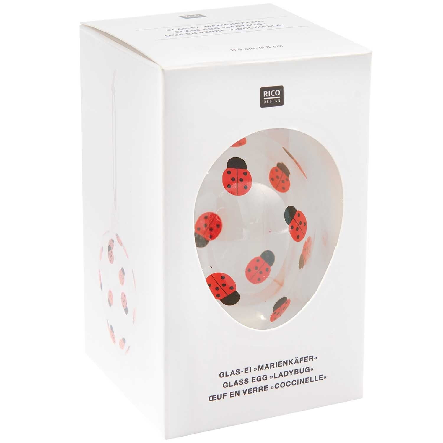 'GLAS-EI MARIENKÄFER'