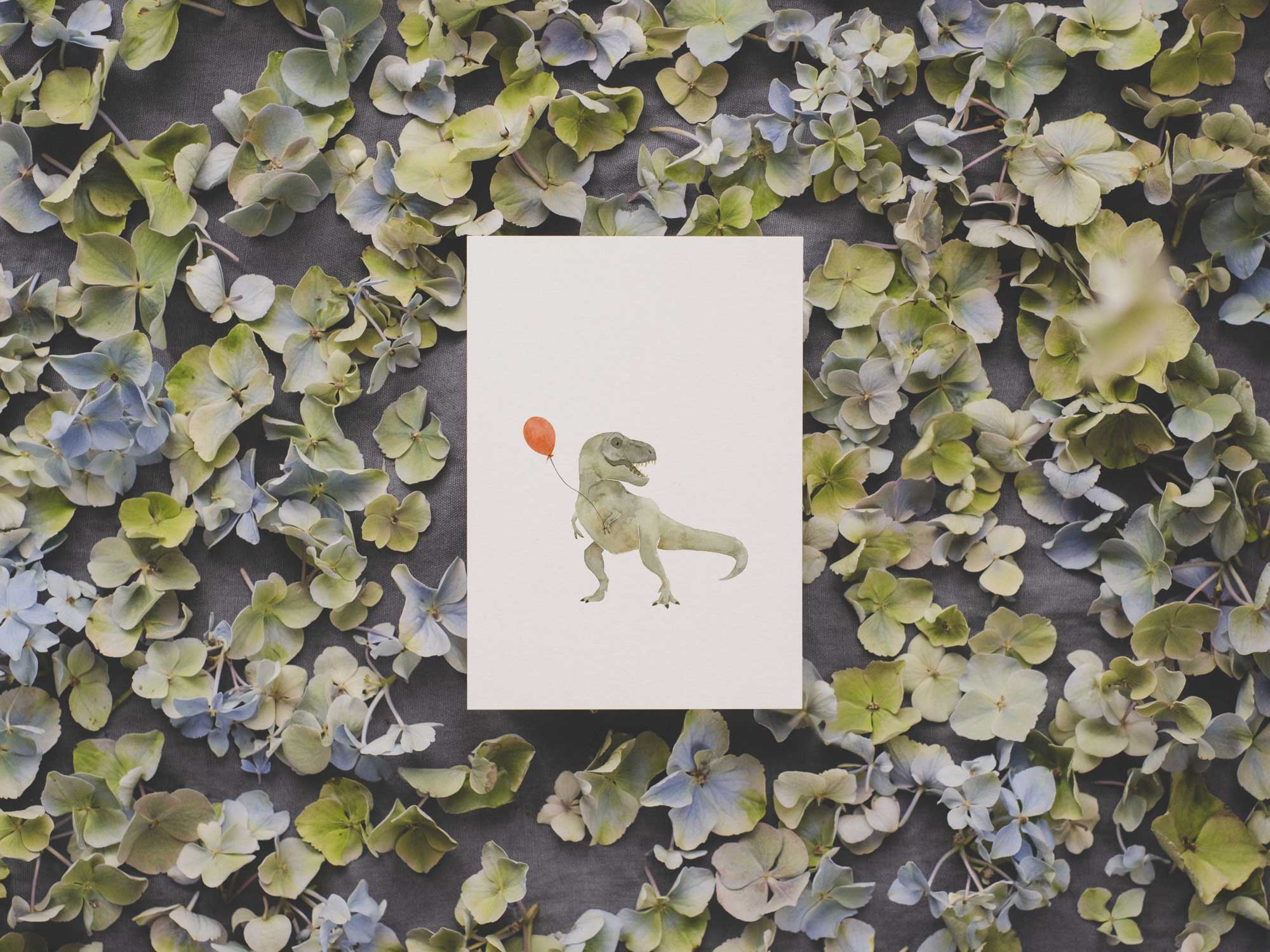 'T-REX MIT LUFTBALLON'